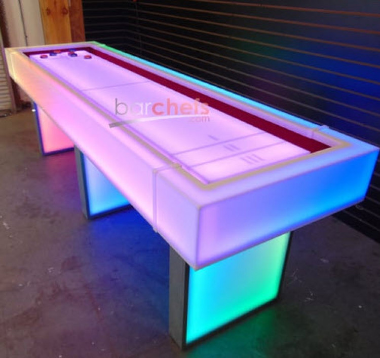 LED Shuffleboard Table